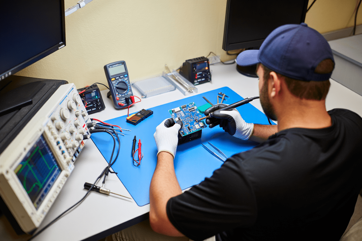 Процесс ремонта техники Orion в orion-profiservice